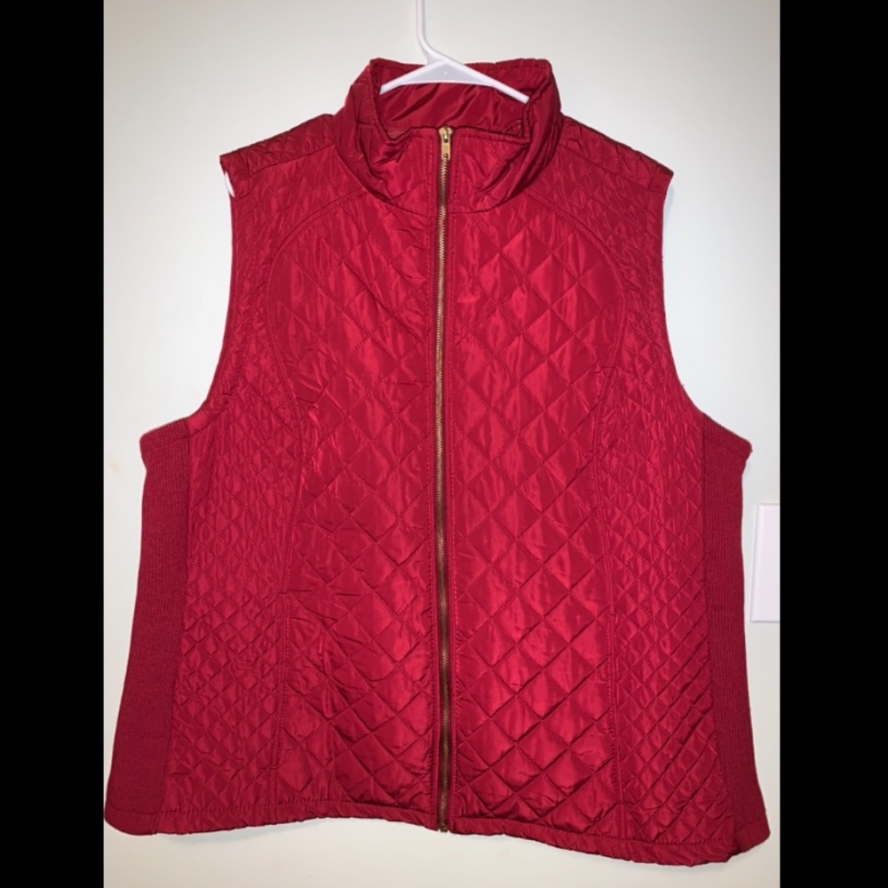 NWT Red Cambridge Vest